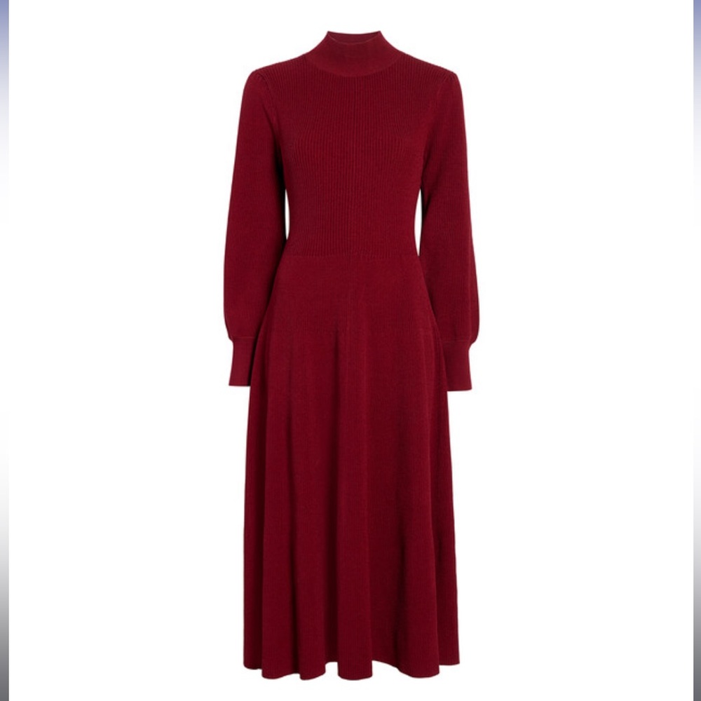 Hill House Persephone Dress, XXS, Dark Cherry, NWT